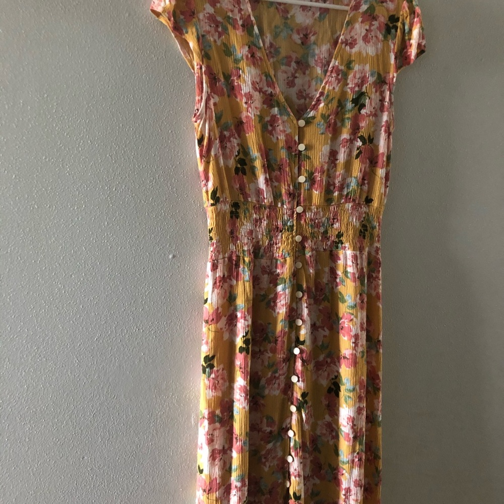 Bright summer high low dress